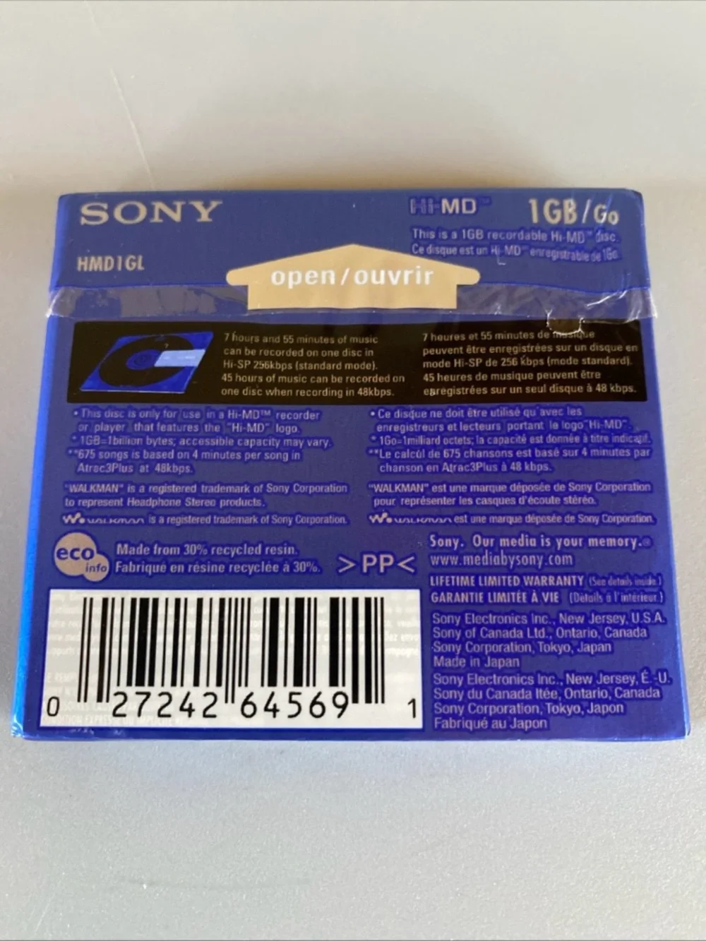 Sony hi md
